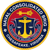 Naval Consolidated Brig, Chesapeake VA, Command Seal Naval Consolidated Brig, Chesapeake VA, Command Seal