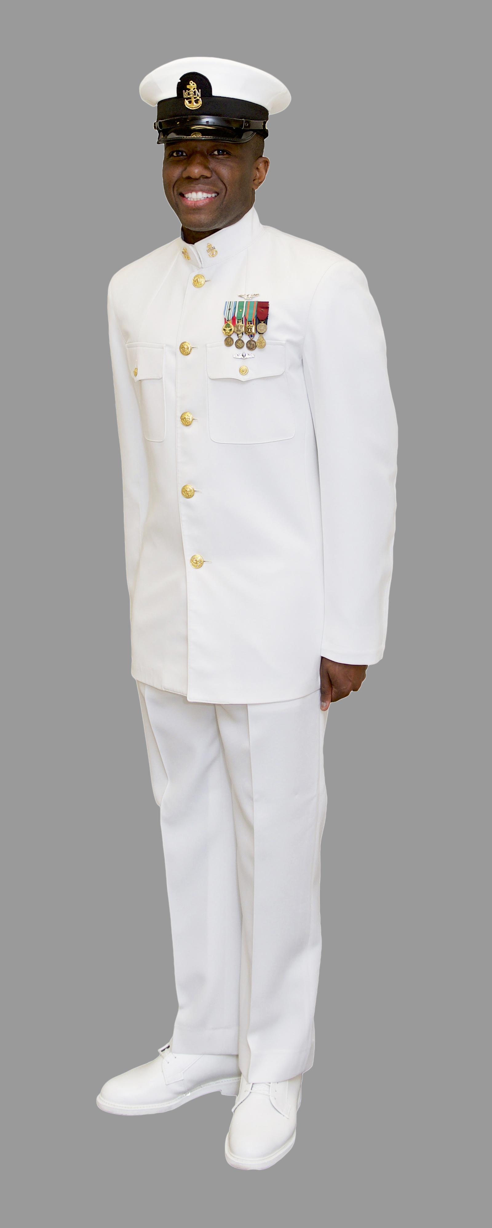 Female Officer Dinner Dress White