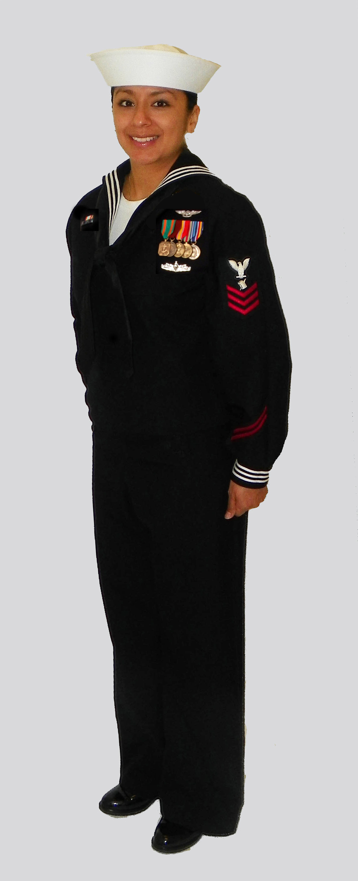 US NAVY Women SDB Jumper Trousers Zipper Enlisted Sailor Female