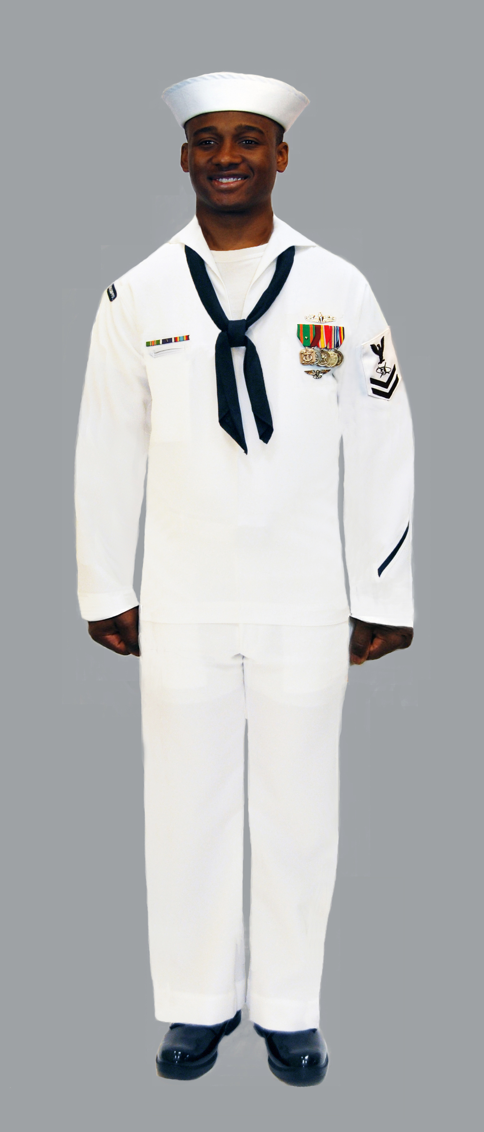 Navy Dress White Uniform Medal Placement