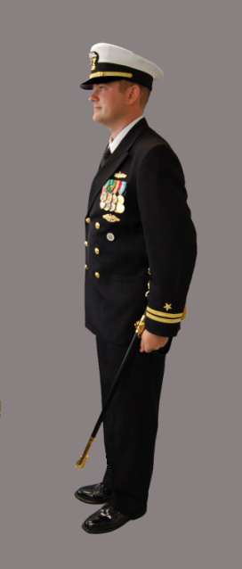 navy officer dress blues