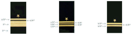 4101 - Officer Sleeve Insignia 4101 - Officer Sleeve Insignia