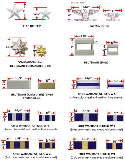 navy dress blue rank insignia 4221